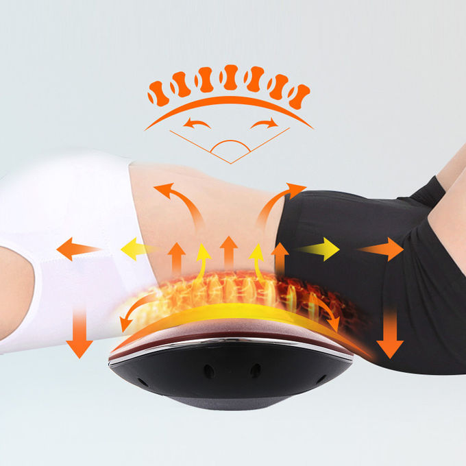 진동하는 Shiatsu 허리 마사지 기계 온도 조정가능한 난방 뻗기 단단한 근육