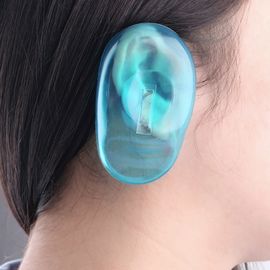중국 실리콘 귀 덮개, 개인적인 사용/미용 살롱을 위한 파란 명확한 실리콘 귀를 보호하십시오 공장